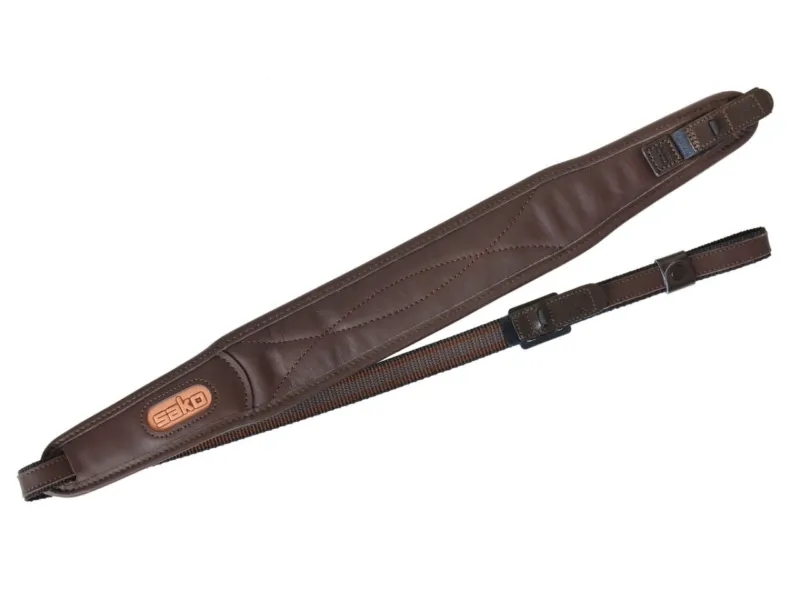 Sako Leather Brown Quick Release puskaszíj