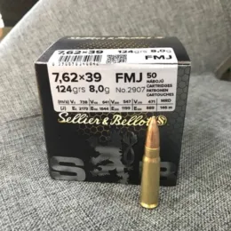 S&B 7,62x39 FMJ 8,0g (50 ks/balenie)